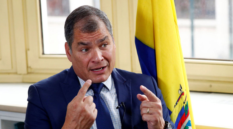 Rafael Correa: Lenin Moreno es un títere de los grupos de poder