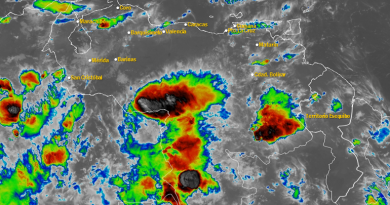 Se esperan lluvias en gran parte del país para este jueves por onda tropical