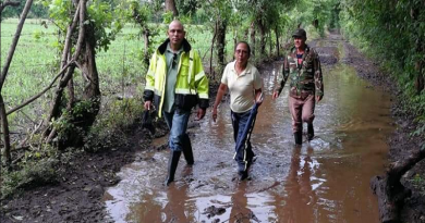 Gobierno de Nicaragua reporta dos fallecidos y damnificados por lluvias