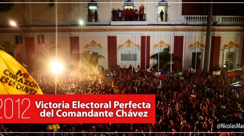 Venezuela conmemora Día de la Victoria Perfecta que dio al Comandante Chávez su tercer mandato
