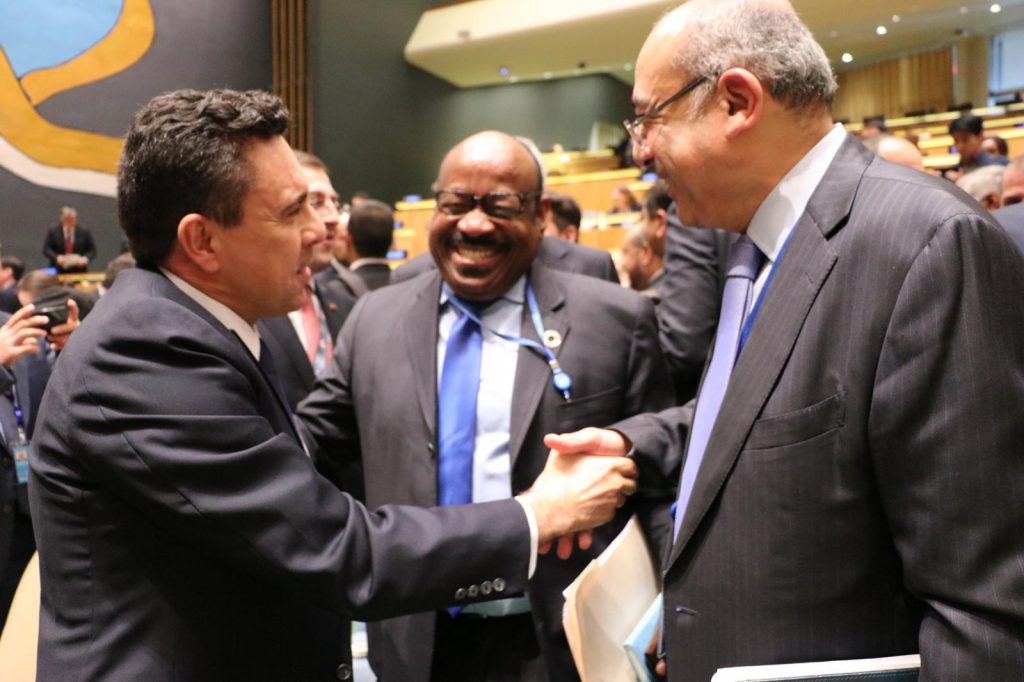 La delegación venezolana en la sede de la Asamblea General de la ONU celebra victoria obtenida este jueves para integrar el Consejo de Derechos Humanos de la ONU