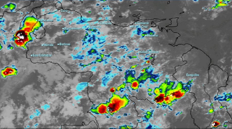 Desplazamiento de Onda Tropical N° 53 generará precipitaciones de intensidad variable