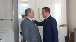 Venezuela y Siria potencian relaciones bilaterales durante encuentro entre el Canciller Jorge Arreaza y el Viceministro de Asuntos Exteriores, Faisal Meqdad