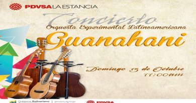 Orquesta Experimental Latinoamericana Guanahani ofrecerá concierto en Pdvsa La Estancia