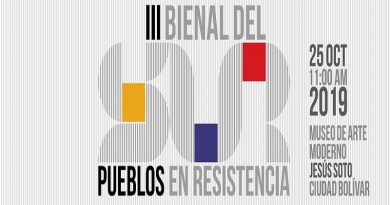 III Bienal Del Sur recibirá obras de artistas de los cinco continentes