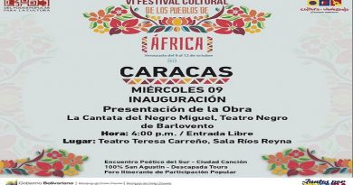 Conoce la programación del Vl Festival Cultural con los Pueblos de África