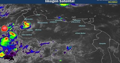 Inameh pronostica precipitaciones en Zulia, oeste de Trujillo y noreste de Amazonas