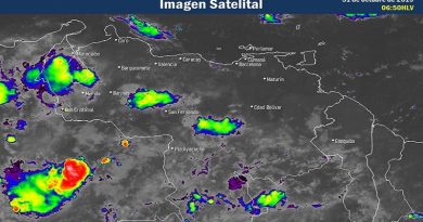 Inameh pronostica para este jueves precipitaciones en Zulia, Andes, Llanos occidentales y región sur del país