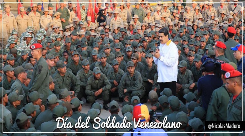 Presidente Maduro exaltó labor de los soldados venezolanos