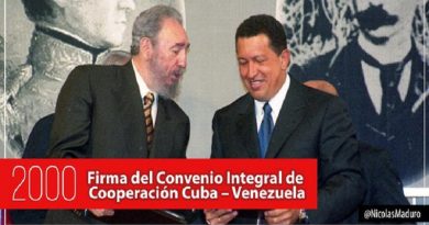 Hace 19 años se firma Convenio Integral de Cooperación Cuba-Venezuela