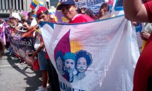 Marcha Nacional contra el Fascismo y el Golpismo, promovido por el gobierno de EE.UU. en Bolivia y en Venezuela