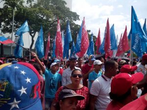 Marcha Nacional contra el Fascismo y el Golpismo, promovido por el gobierno de EE.UU. en Bolivia y en Venezuela