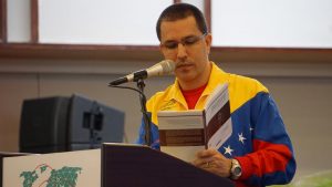Canciller Jorge Arreaza participa en Encuentro Internacional de Estudiantes en Caracas