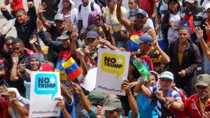 Marcha Nacional contra el Fascismo y el Golpismo, promovido por el gobierno de EE.UU. en Bolivia y en Venezuela