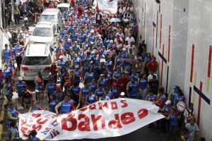 Marcha Nacional contra el Fascismo y el Golpismo, promovido por el gobierno de EE.UU. en Bolivia y en Venezuela
