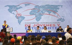 Canciller Jorge Arreaza participa en Encuentro Internacional de Estudiantes en Caracas
