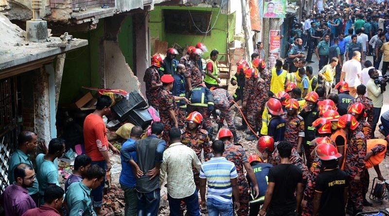 Al menos 7 fallecidos deja explosión en sureste de Bangladés
