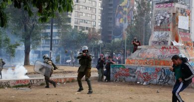 Ascienden a 2.808 personas heridas por represión en Chile