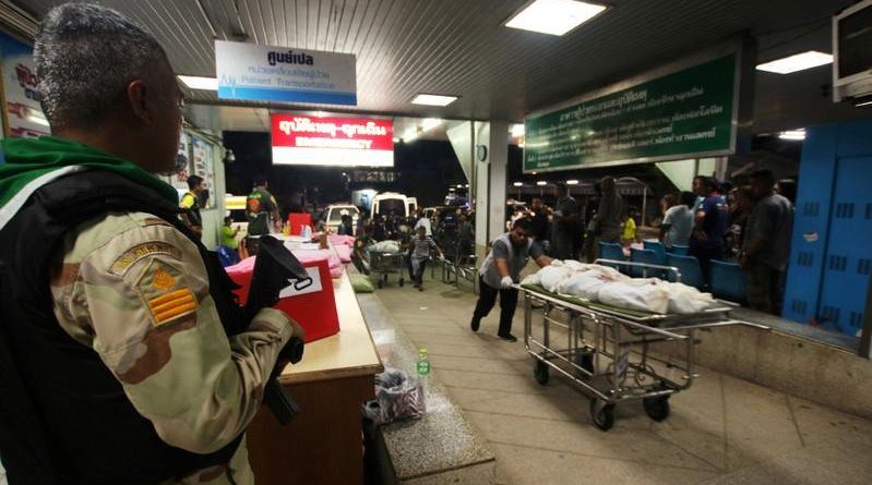 Ataque en el sur de Tailandia deja al menos 15 muertos