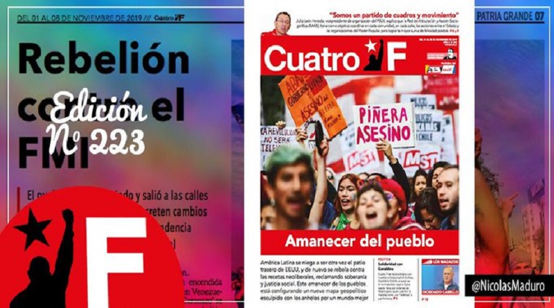 Presidente Maduro invita a leer Edición Especial de Periódico 4F con análisis sobre el golpe fascista en Bolivia