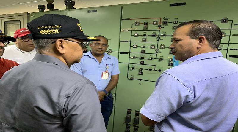 Estado Mayor Eléctrico supervisa sistema de generación, distribución y transmisión en Carabobo