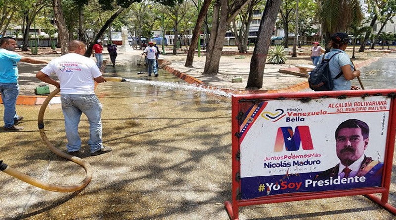 Inician trabajos de rehabilitación de la Plaza José María Vargas de Maturín