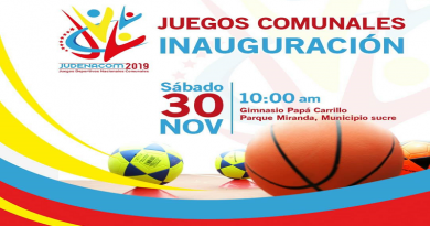 Más de 4 mil niños y jóvenes participarán en los Juegos Comunales 2019