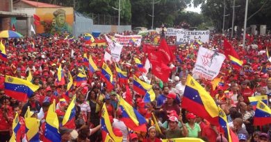 Gran Marcha antiimperialista en solidaridad al presidente de Bolivia Evo Morales