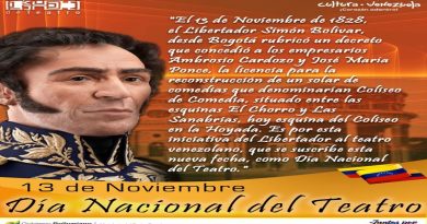 Día Nacional del Teatro se celebrará en la Plaza Bolívar