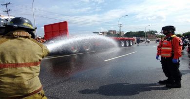 Se realiza simulacro de siniestro vial múltiple en Carabobo
