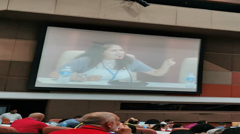 Embajadora de Bolivia denuncia intento de golpe de estado a su país durante el Encuentro Antiimperialista de Solidaridad en Cuba