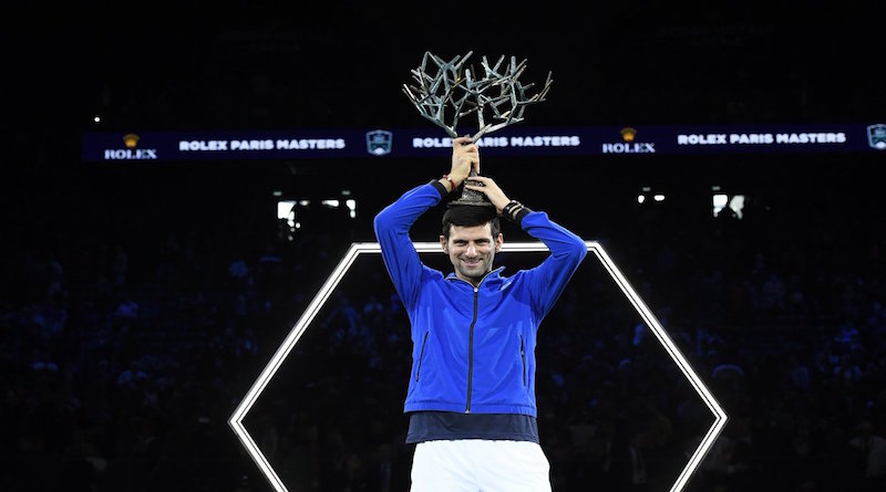 Por quinta vez Djokovic gana el Masters 1000 de París
