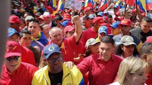 Marcha Nacional contra el Fascismo y el Golpismo, promovido por el gobierno de EE.UU. en Bolivia y en Venezuela