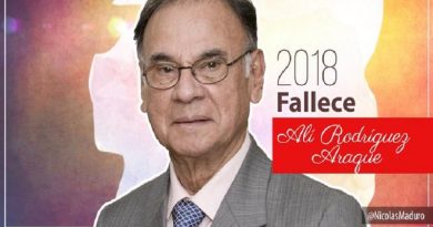 Presidente Mauro rememoró el fallecimiento de Alí Rodríguez Araque