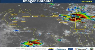 Inameh pronostica abundante nubosidad con precipitaciones en diferentes regiones del país