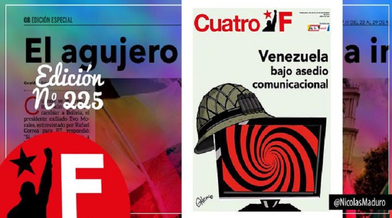 Edición N° 225 del Cuatro F analiza la manipulación y guerra mediática contra Venezuela
