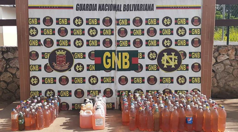 GNB incautó 4.380 litros de combustible en Bolívar