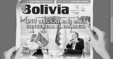 Golpistas en Bolivia intervienen medio impreso estatal y cambian nombre ilegalmente