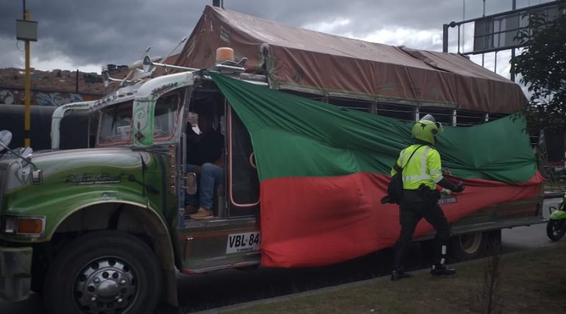 Indígenas del Cauca llegaron a Bogotá para apoyar el paro nacional