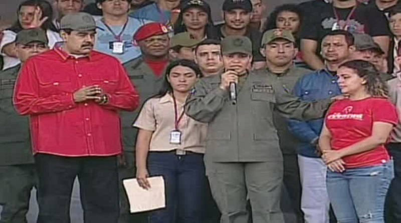 Estudiante de Universidad Militar Bolivariana comprometidos por la integración, unión y soberanía nacional