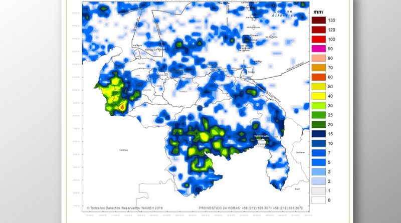 Para este jueves se espera escasas probabilidades de lluvia en gran parte del país