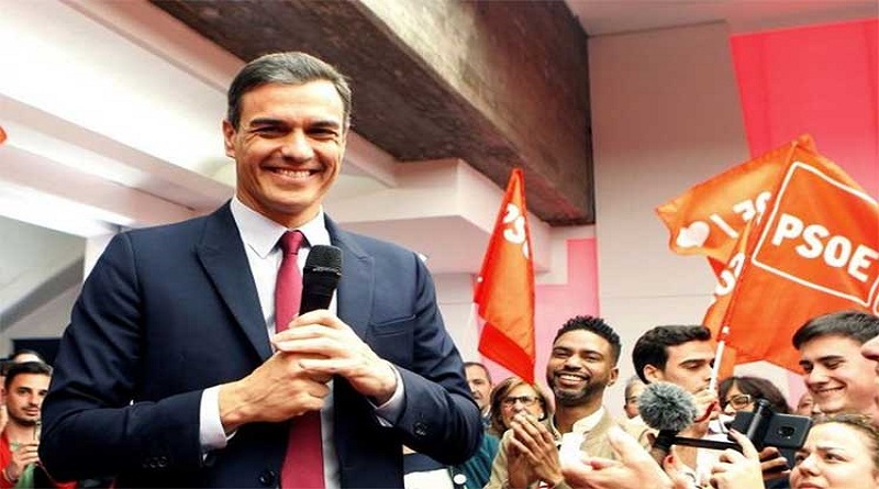 ESPAÑA: Partido Socialista gana elecciones generales pero lejos de la mayoría