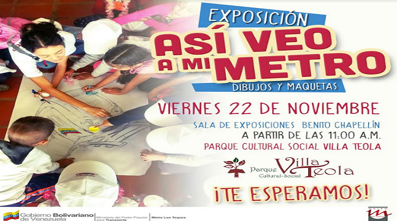 Exposición “Así veo mi estación” mostrará la visión de los estudiantes sobre el sistema ferroviario