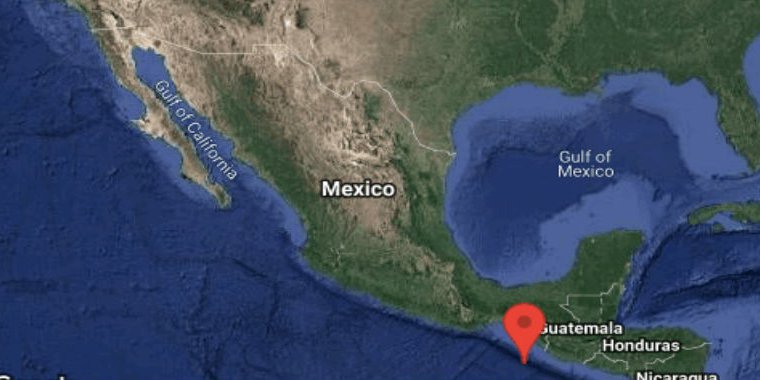 Sismo de magnitud 6.3 sacude costas del sur de México y Guatemala
