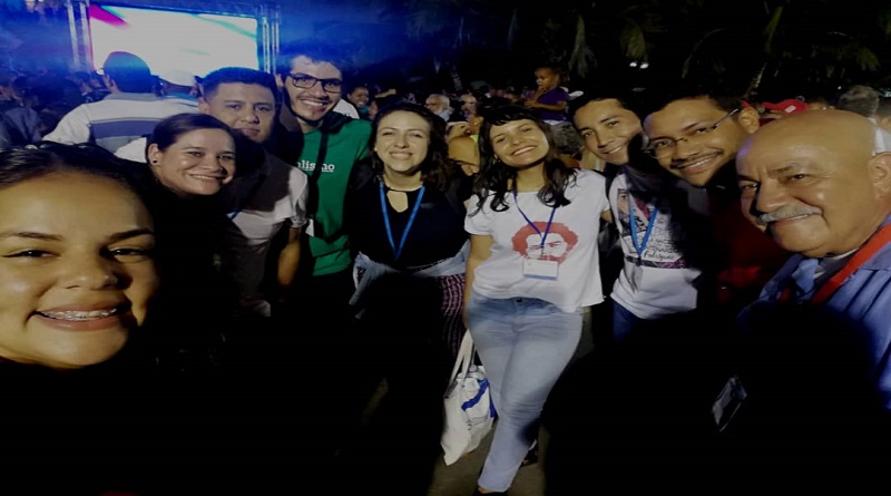 PSUV y la juventud socialista venezolana presente en Encuentro Antiimperialista de La Habana (Foto JPSUV)