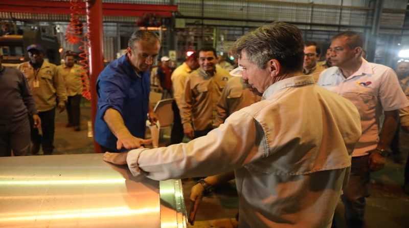 Inspeccionan instalaciones de la planta CVG Alcasa