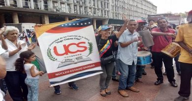 Gran Movilizacion de Batas Blancas del sector salud recorre centro de Caracas (Foto ViceSocialT)