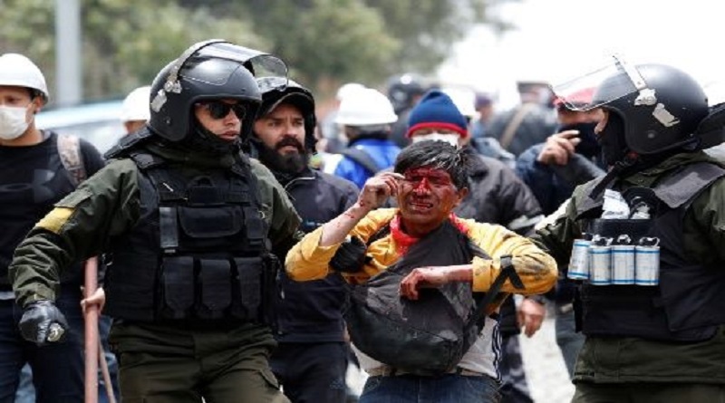 El pueblo de Bolivia sale a las calles a confrontar el Golpe de Estado