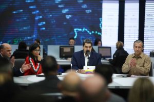 Jornada especial del Petro encabezada por el presidente de la República Bolivariana de Venezuela, Nicolás Maduro, desde la sede de la Sunacrip en Caracas