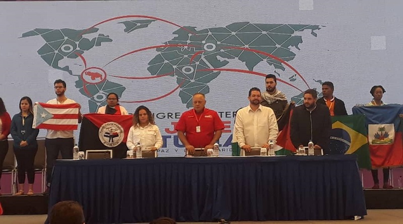Diosdado Cabello a jóvenes del mundo en Caracas: Venezuela es un gran laboratorio de libertad